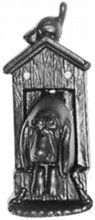 Bloodhound in Kennel Bedroom Knocker