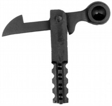 Antique Black Iron Gate Stop