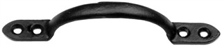 Smooth Black Iron Pull Handle