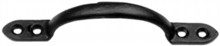 Smooth Black Iron Pull Handle