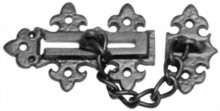 Antique Black Iron Door Chain