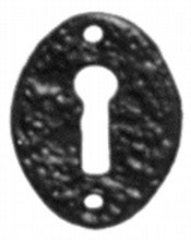 Antique Black Iron Escutcheon