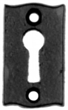 Smooth Black Iron Escutcheon