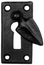 Antique Black Iron Escutcheon