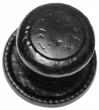 Antique Black Iron Centre Door Knob