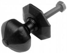 Antique Black Iron Centre Door Knob