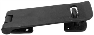 Black Iron Safety Hasp and Staple