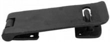 Black Iron Safety Hasp and Staple