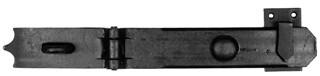 Antique Black Iron Locking Bar