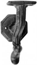 Antique Black Iron Handrail Bracket