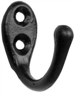 Antique Black Iron Coat Hook