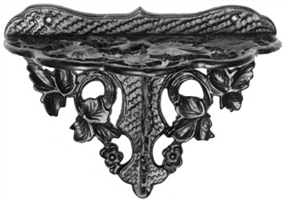 Antique Black Iron Pot Holder