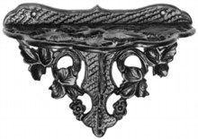 Antique Black Iron Pot Holder