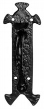 Antique Black Iron Thumb Latch