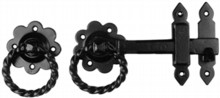 Antique Black Gate Latch Set