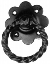 Antique Black Iron Gate Handle