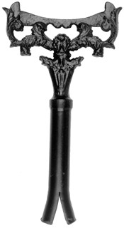 Antique Black Iron Boot Scraper