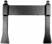Antique Black Iron Boot Scraper