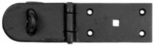Antique Black Iron Hasp and Staple