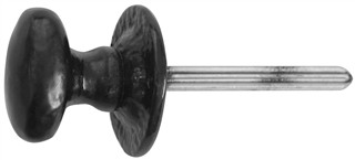 Antique Black Iron Mortice Bolt Thumbturn
