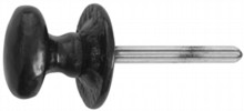 Antique Black Iron Mortice Bolt Thumbturn