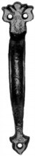 Antique Black Iron Pull Handle