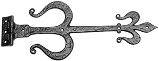 Antique Black Iron Hinge Set
