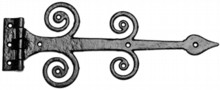 Antique Black Iron Hinge Set