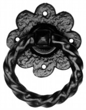 Antique Black Iron Gate Handle