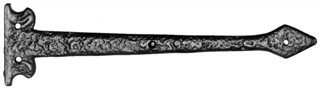 Antique Black Iron Hinge Front Set