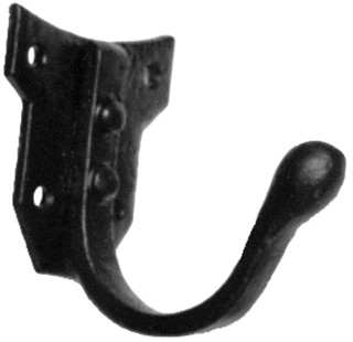 Antique Black Iron Coat Hook