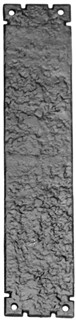 Antique Black Iron Finger Plate