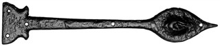 Antique Black Iron Hinge Front Set