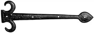 Antique Black Iron Hinge Front Set
