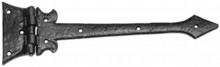 Antique Black Iron Hinge Set