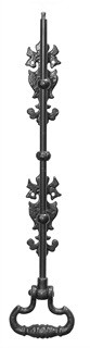 Antique Black Iron Bell Pull