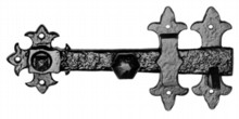 Antique Black Gate Latch