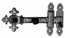 Antique Black Gate Latch
