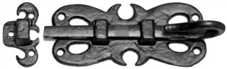 Antique Black Iron Door Bolt