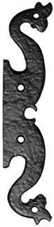 Antique Black Iron Hinge Front Set