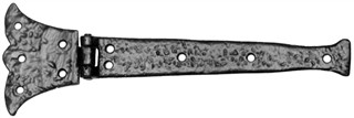 Antique Black Iron Hinge Set