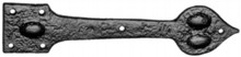 Antique Black Iron Hinge Front Set