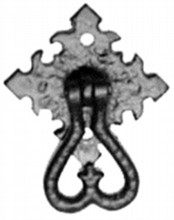 Antique Black Iron Drawer Handle