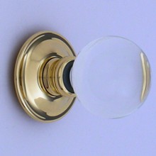 Clear Balloon Glass Door Knob