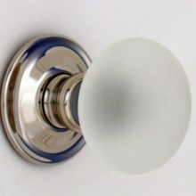 Clear Frosted Smooth Glass Door Knob