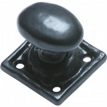 Antique Black Iron Cupboard Knob