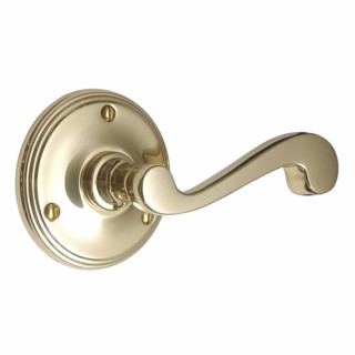 Victorian Round Rose Door Handle