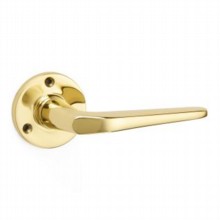 Brockton Lever on Round Rose Door Handle