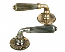 Regency Lever on Round Rose Door Handle