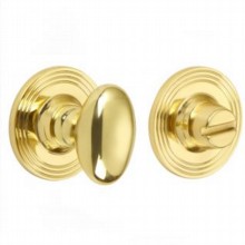 Oval Turn & Release on Reeded Edge Covered Rose